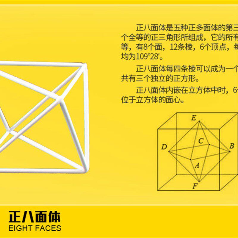 高中数学立体几何模型箱18件 初中学具体积面积解题两用教具模型2