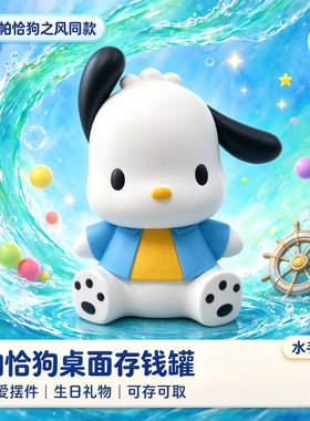 帕小狗存钱罐潮玩摆件