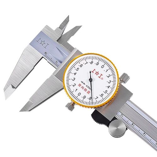 正品上工带表卡尺0-150mm高精度0.01代表游标尺不锈钢0-200-300mm