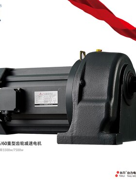 台力GH卧式三相齿轮减速电机晟邦/万鑫减速马达3.7KW/5.5KW/7.5KW