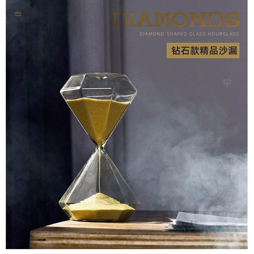 沙漏时间流沙瓶作业计时器30分自律提醒器办公桌摆件生日礼物