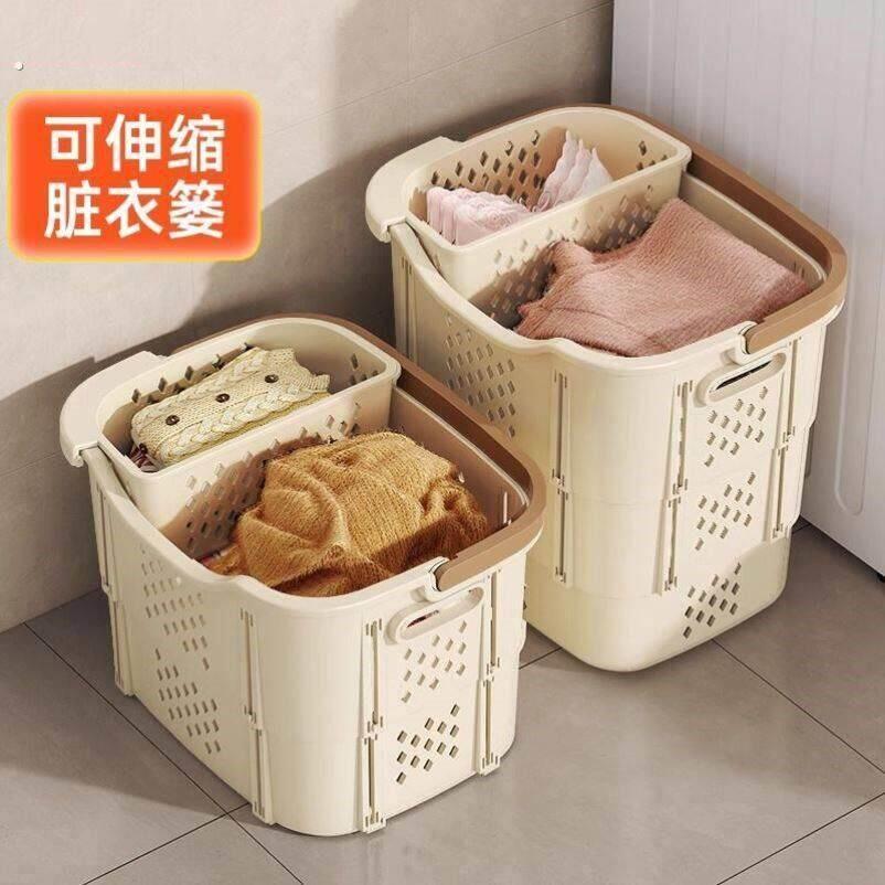 矮款收纳筐脏衣物收纳筐脏袜子收纳筐高级感可折叠脏衣篮宿舍卧室