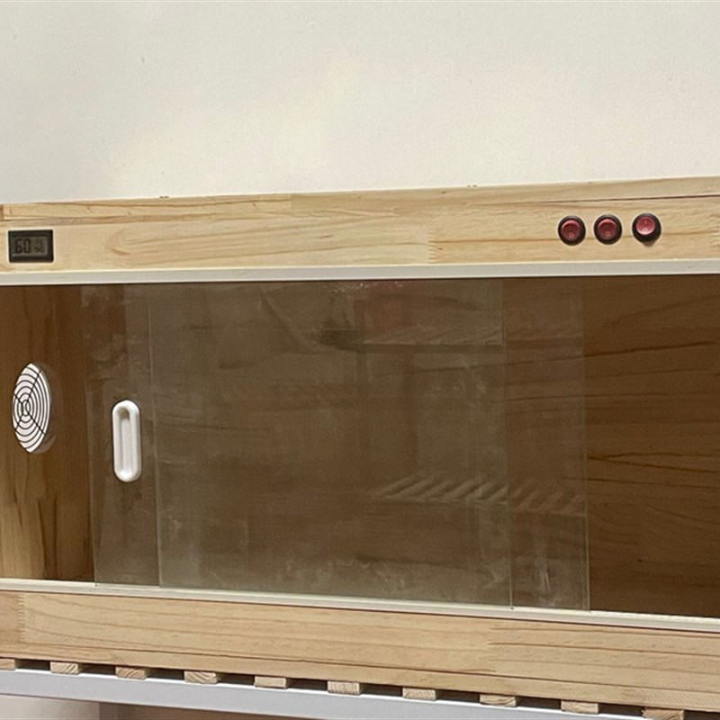 爬宠保温饲养箱 芦丁鸡饲养箱 宠物鸡笼实木智能温控保温箱仓鼠笼