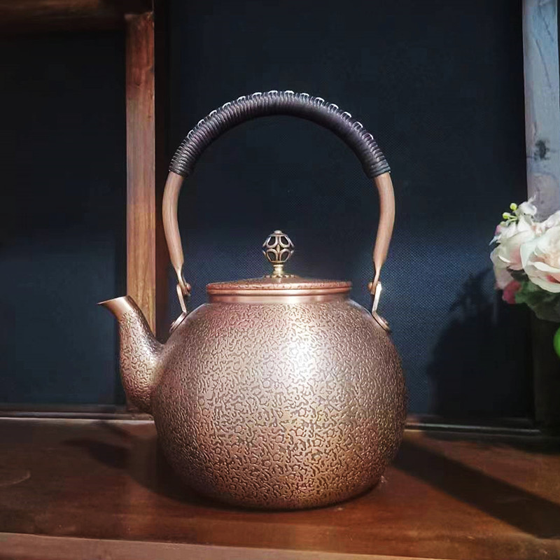 亏本清仓紫铜铜壶烧水壶茶壶铸铁铁壶茶杯茶洗酒壶电陶炉茶具摆件