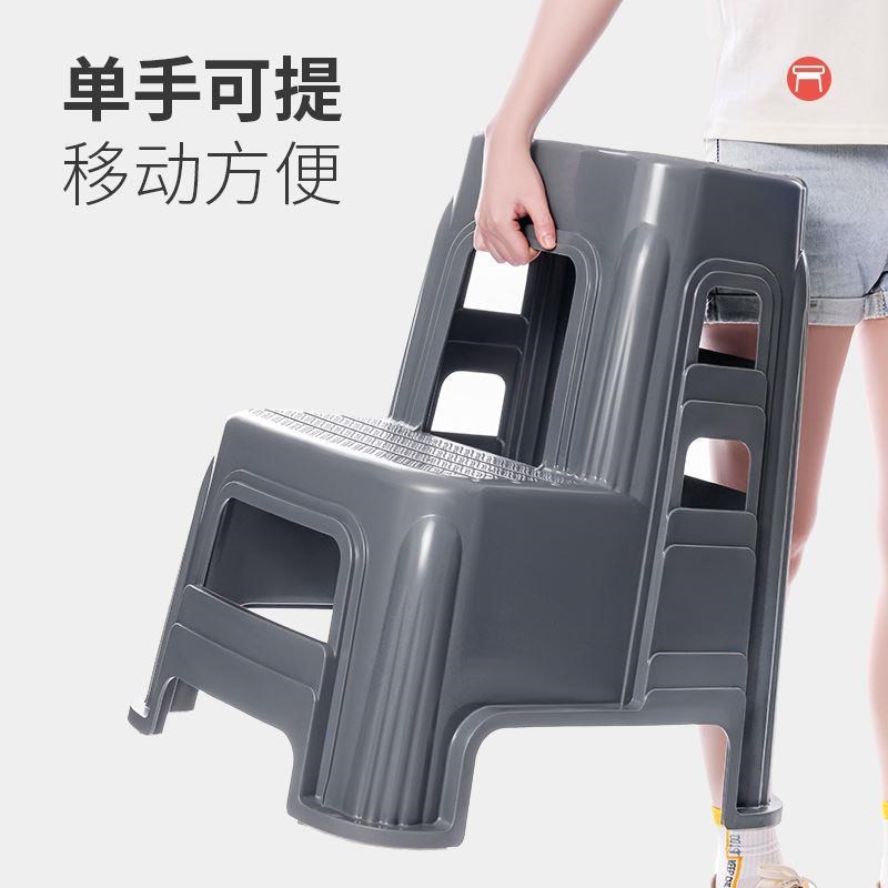 汽车美容洗车凳两二步登高凳台阶高低椅凳家用加厚塑料多功能梯凳
