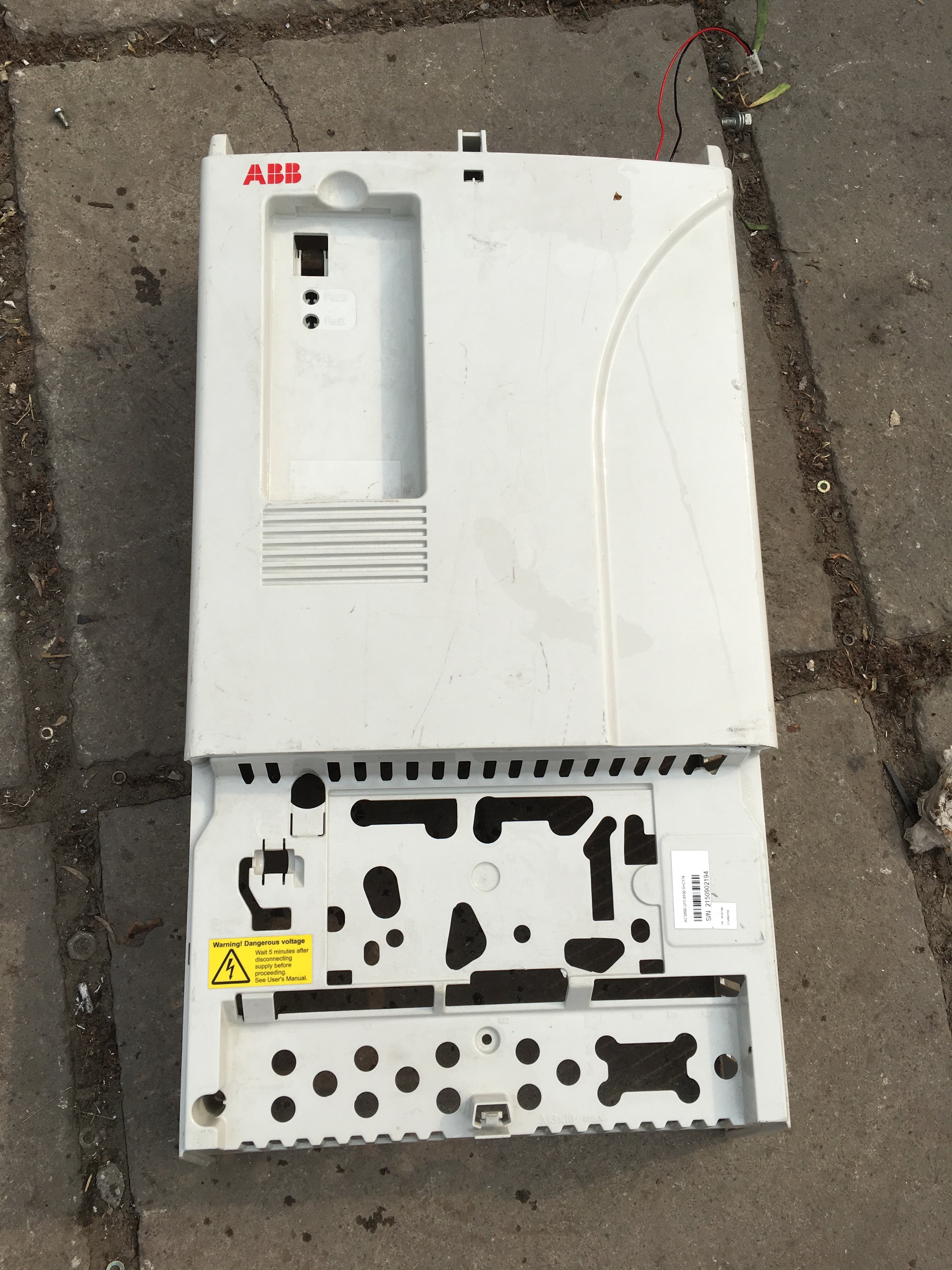 ABB变频器ACS800系列75-90-110-132kw塑料外壳塑料端子塑料壳子