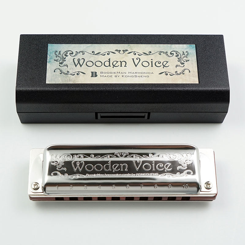 Wooden Voice WV东非小叶紫檀琴格 演奏级蓝调 布鲁斯 十孔口琴