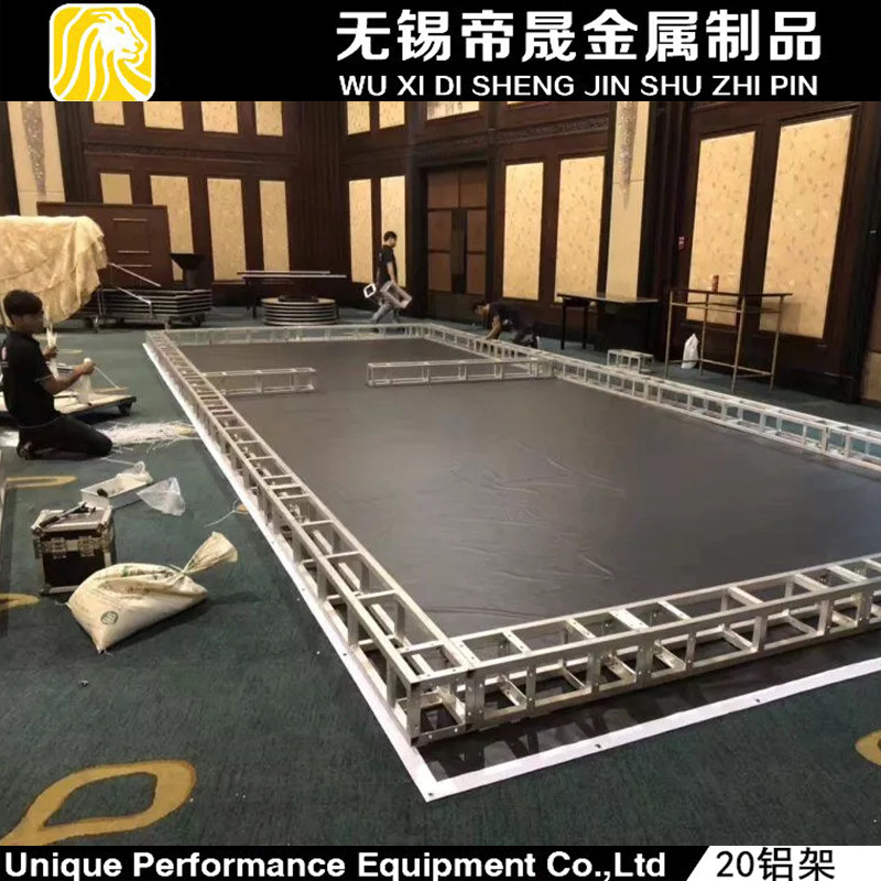 20*20行架铝合金背景架户外广告展会桁架25方管铝架婚庆200小桁架