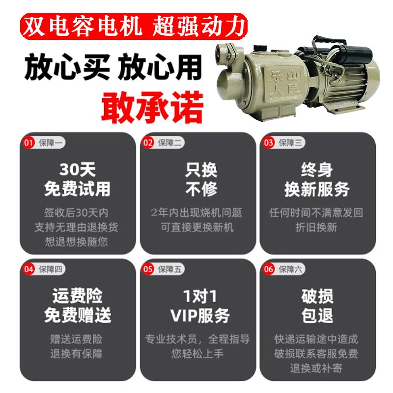 家用螺杆自吸泵大吸力220v抽井水泵乐山纯铜电机高扬程无塔供水泵
