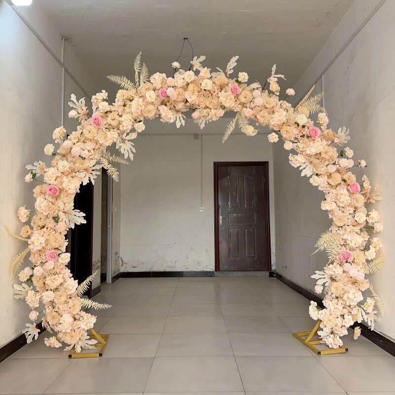 婚庆拱门花架开业庆典花拱门道具舞台布置花门花架弧形迎宾区摆件