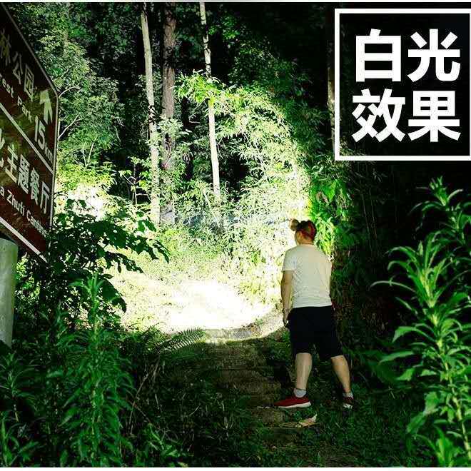 大功率高亮度锂电头灯强光可充电超亮远射防水钓鱼灯头戴式手电筒