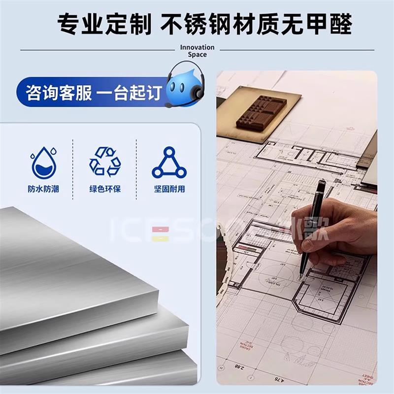 钢制三门更衣柜寄置物柜铁皮衣柜3门收纳柜员工宿舍挂衣柜子