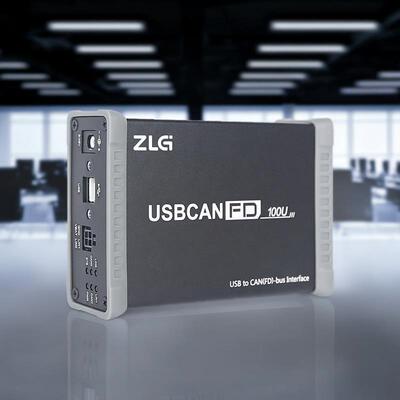 周立功USBCANFD-100U/200U/400U/800U接口卡USB转CANFD盒分析仪
