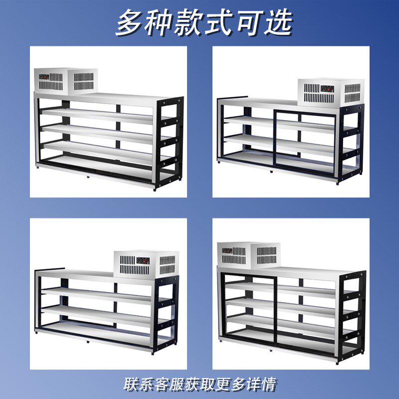 移动三轮车炸串保鲜柜卤菜商用冷藏柜烧烤串串卤味鸭脖摆摊展示柜