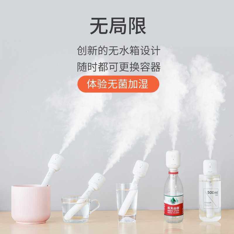 usb加湿器迷你小型充电家用宿舍静音孕妇婴儿卧室大雾量净化空气