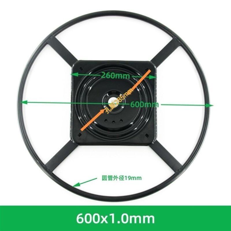 加厚重型满珠万向转盘单人沙发配件可旋转底座承重轴承圆形底托
