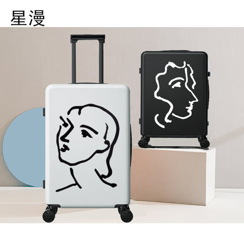 星漫定制Matisse艺术拉杆箱行李箱ins网红新款男女24/28寸密码箱