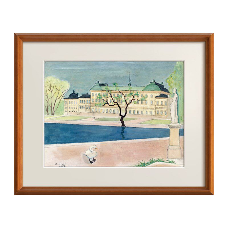 北欧风景》瑞典画家纳尔乔林法式复古装饰画餐厅玄关小众艺术挂画