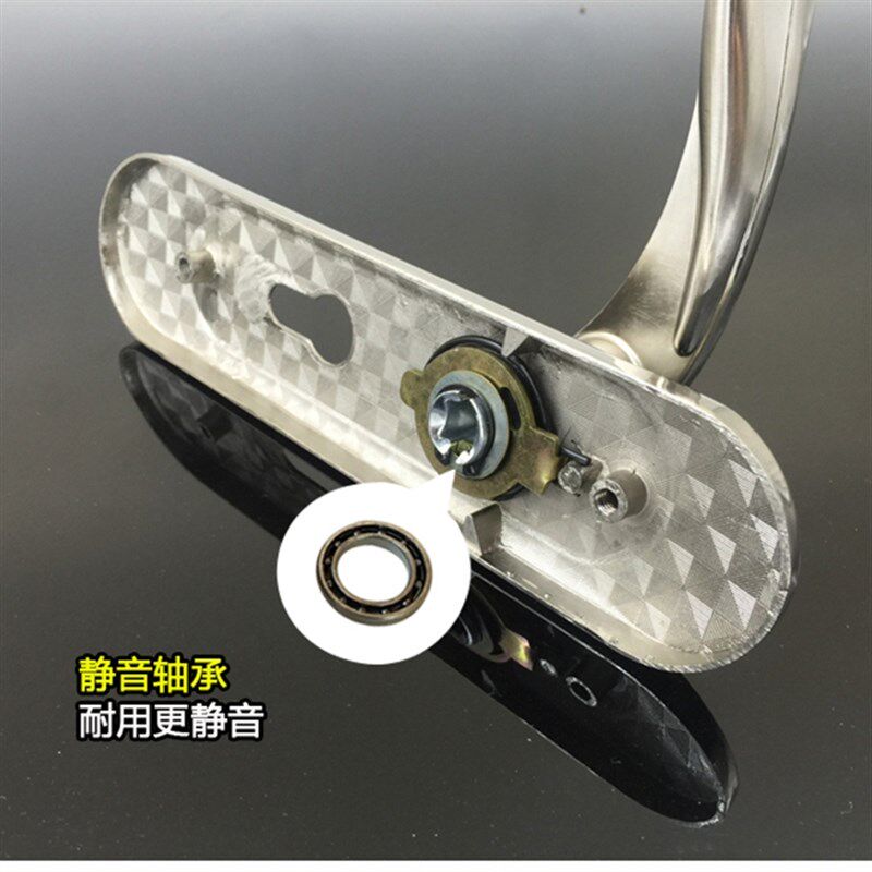 卫生间门锁双舌室内浴室房门木门把手小50锁体孔距130mm