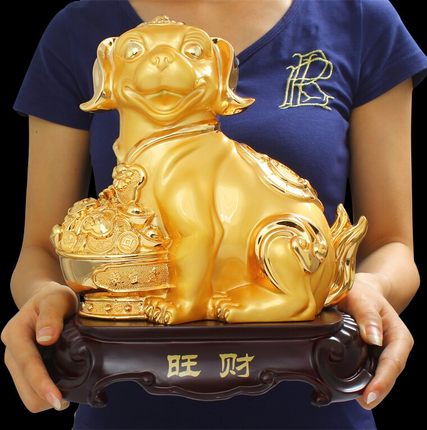 十二生肖招财摆件全套12生肖龙鼠牛虎兔蛇马羊猴鸡狗猪工艺品摆设