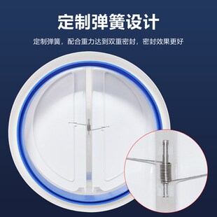 油烟机150/160/180软管转110变径接头大小头带止逆阀厨房烟管变小