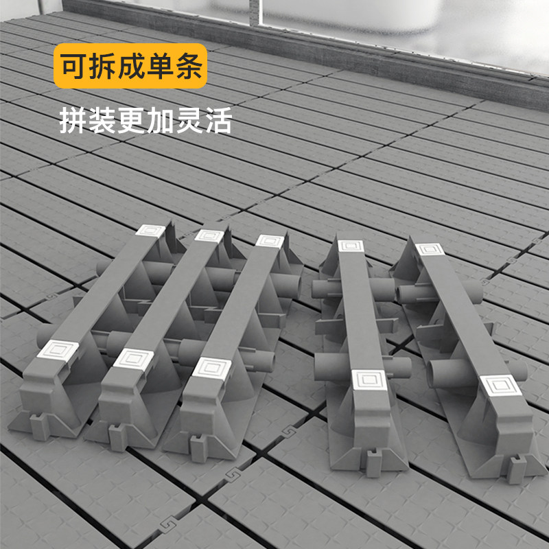 6cm加高加厚浴室防滑垫淋浴房增高化妆室地面擡阳台防水排水地垫