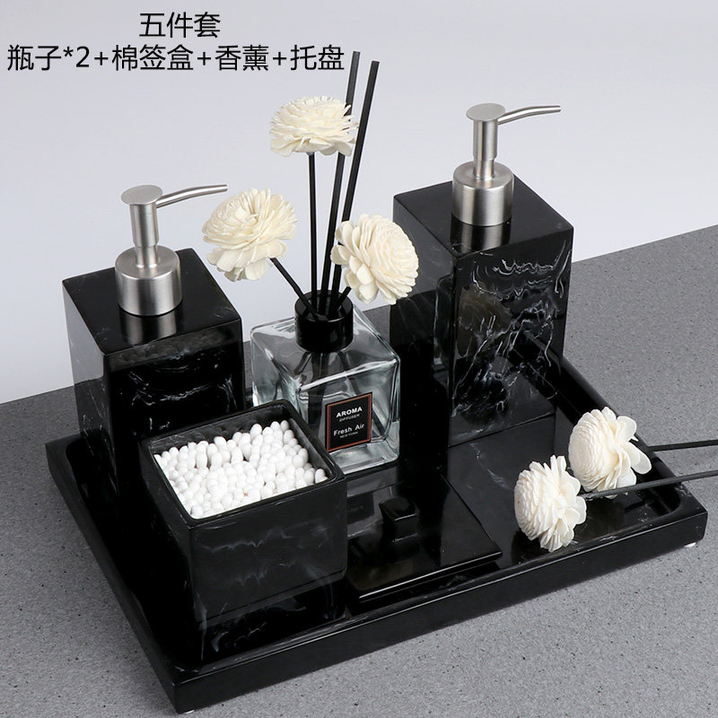 酒店样板房浴室用品套装卫生间洗手液瓶皂液器分装瓶乳液按压瓶子