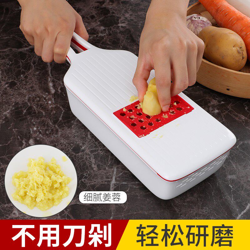 克欧克厨房多功能切菜器洗菜一体家用刮刨丝器蔬菜土豆丝擦丝器