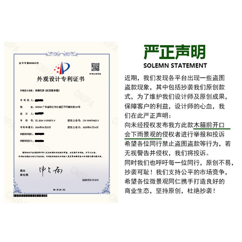 苔藓微景观落雨造景实木雨林缸办公桌面绿植盆景懒人好养护礼物图片