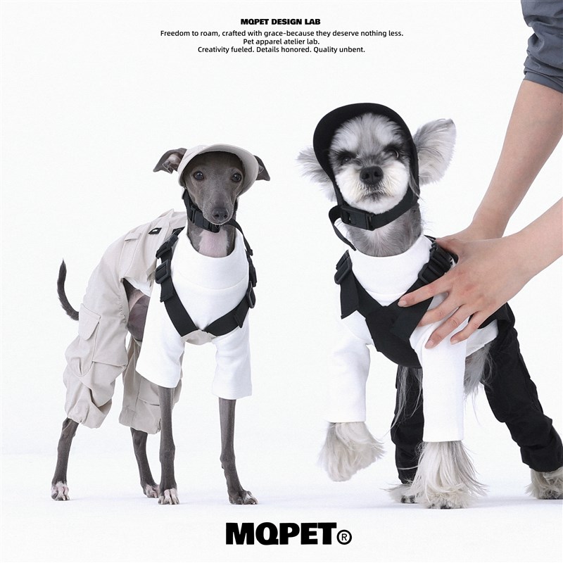 MQPET毛球派对 宠物猫狗棒球帽子 夏季遮阳帽小灵缇雪纳瑞德文