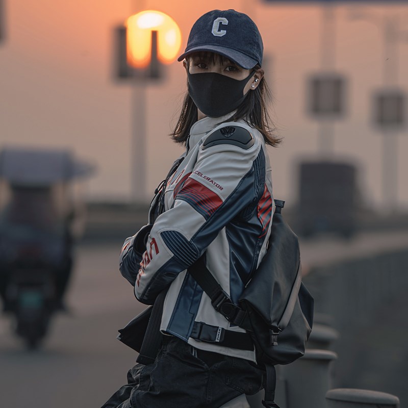 杜汉摩托车机车服皮衣套装防摔骑行服防寒保暖男女装备赛车服冬季