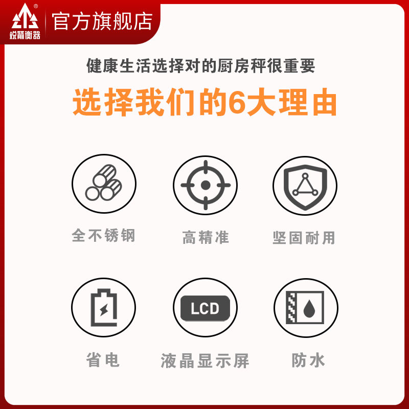 全不锈钢称防水厨房秤烘培电子秤高精度精准食物克称0.1g称重家用