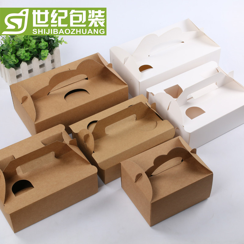 韩国啤酒炸鸡盒子鸡翅盒食品纸盒外卖打包盒牛皮纸手提饼干包装盒
