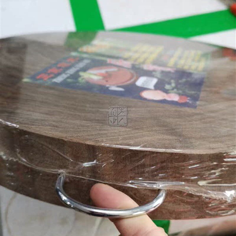 越南正宗蚬木砧板铁木菜板实木家用整木占板切菜板圆形案板包邮