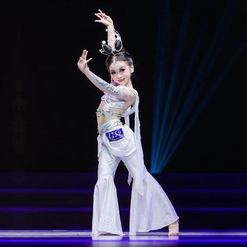桃李杯少儿古典舞剧目服捣药仙舞蹈服装敦煌飞天琵琶舞演出服艺考