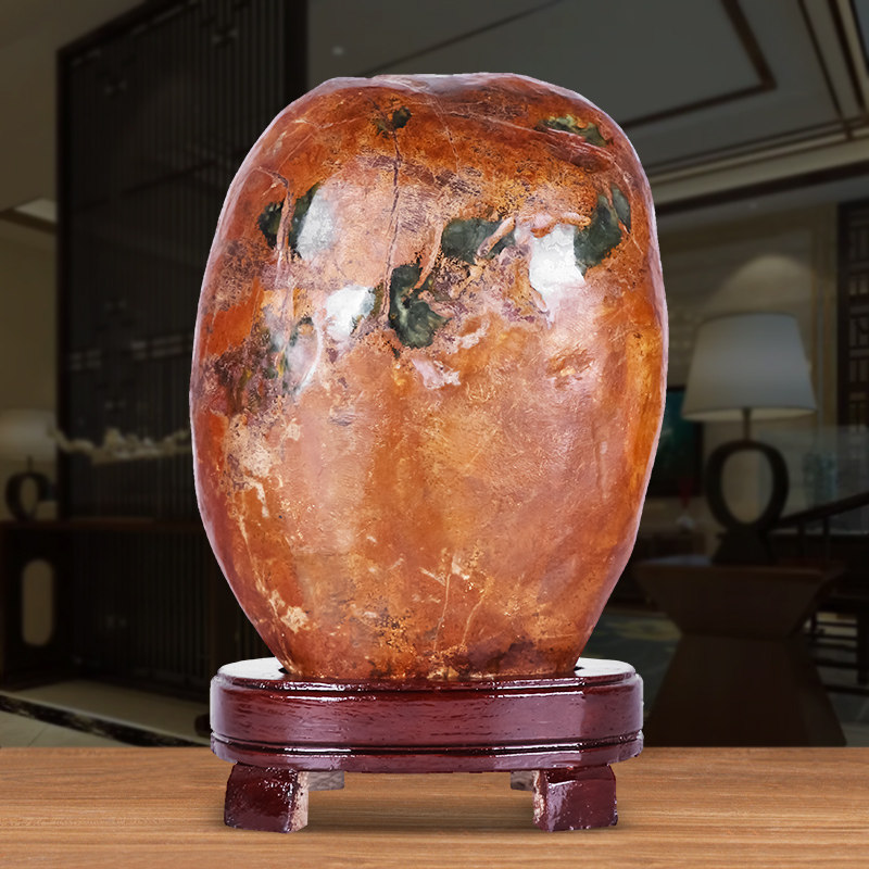 岫玉原石摆件奇石观赏石头工艺品客厅办公室装饰品天然辽宁岫岩玉