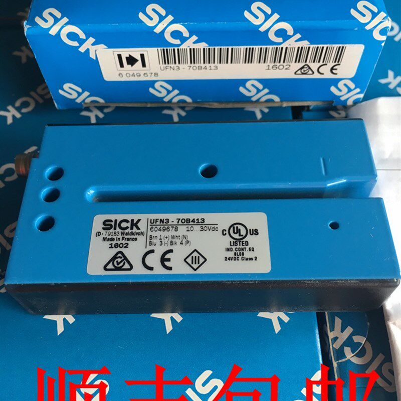 全新原装德国西克SICK透明标签传感器UFN3-70B413 超声波槽型开关