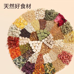 仓鼠粮食 批量冻干棉鼠粮金丝价食物主粮饲料面包造景零食用品