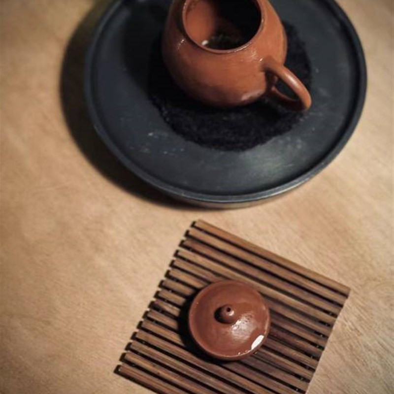复古纯锡干泡台老锡壶承壶托干泡台储水式纯锡小茶盘水洗水盂