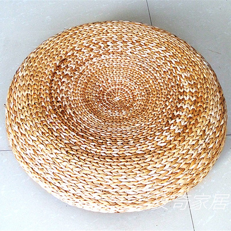 草编藤编榻榻米坐墩芭蕉叶禅意坐垫蒲团矮凳手工垫飘窗座垫瑜伽垫