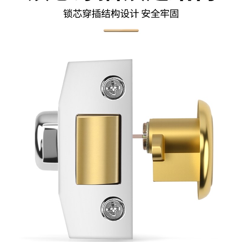 外装门锁室外防盗门锁锌家用合金外装木门锁牛头锁办公室门锁