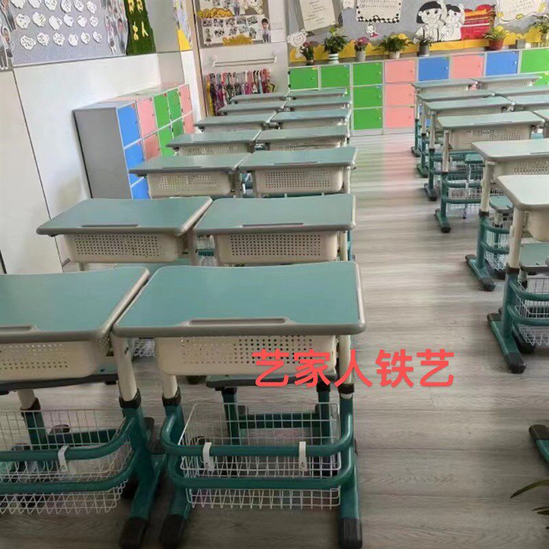 铁艺学生书桌专用挂篮椅子篮免钉挂钩书架课桌篮收纳书包篮书桌架