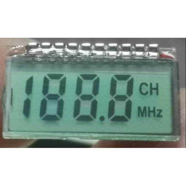 段式液晶屏 收音机频率LCD显示屏段式液晶屏 2.3cm宽*1.3cm高左右