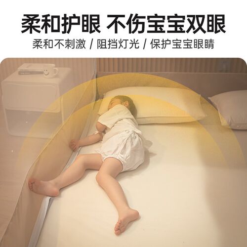 柔光方顶蚊帐物理强遮光顶防尘布挡风挡灰卧室家用1.2m1.5米床1.8