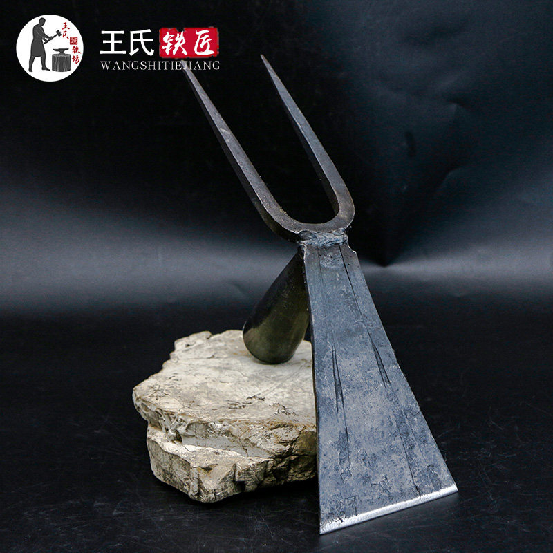 王氏铁匠园林工具农用工具农具两用锄锄草刨土家用种菜全钢小锄头