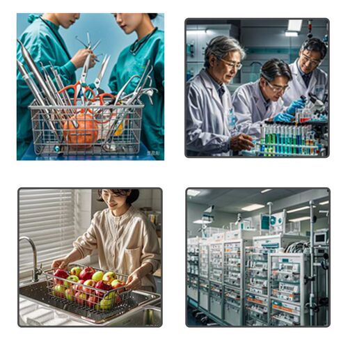 304不锈钢网篮清洗消毒筐篮工业超声波网筐器械配件装载大孔篮框