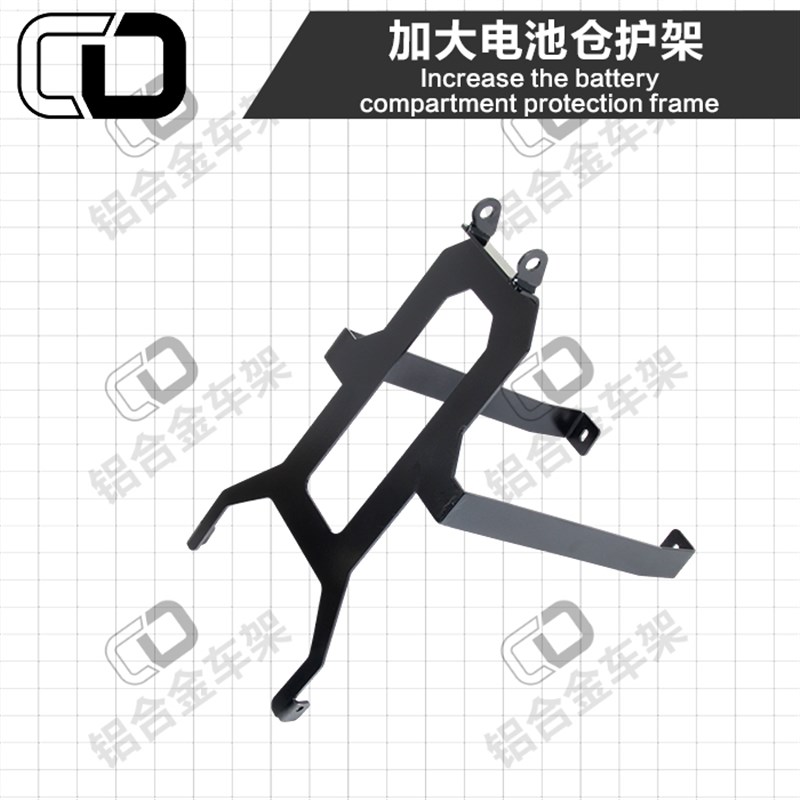 狮特CD加固车架电动车铝合金车架小牛UB改装加厚主车架无失真替换