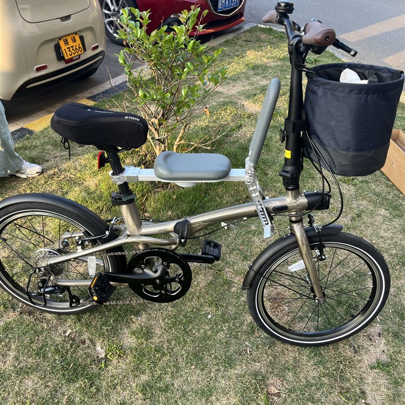 折叠自行车前置快拆儿童座椅公路车小孩加厚坐垫登山车小孩坐凳