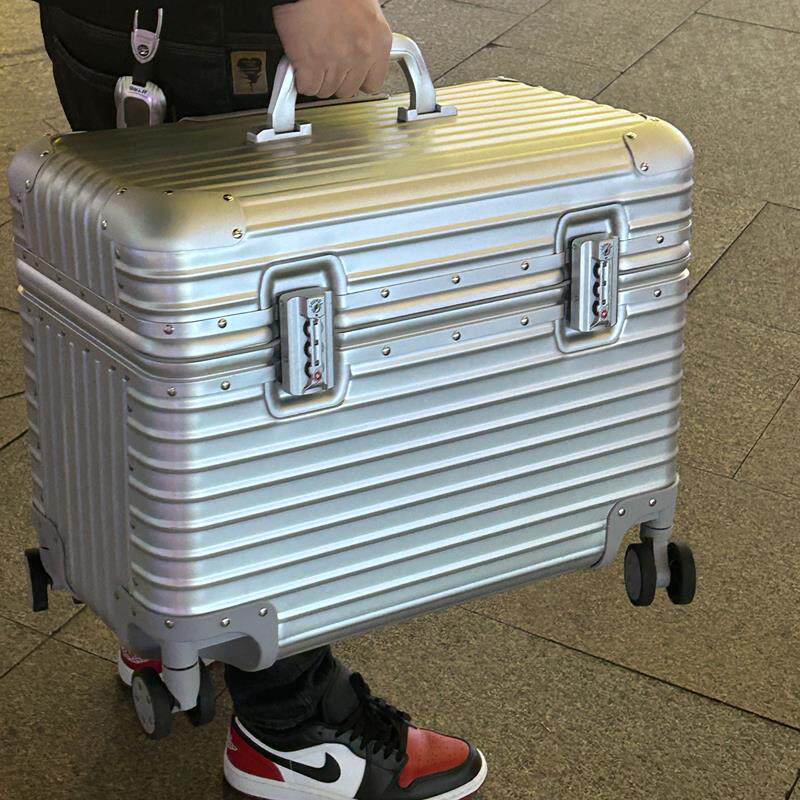 全铝镁合金旅行箱女18摄影拉杆相机箱男20寸登机箱万向轮机长箱25