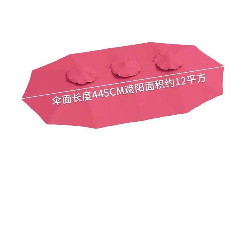 户外遮阳伞防紫外线网红阳台伞别墅露营伞大面积太阳伞防水摆摊伞